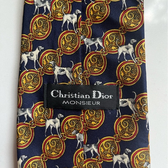 DIOR silk neck tie - Picture 3 of 5